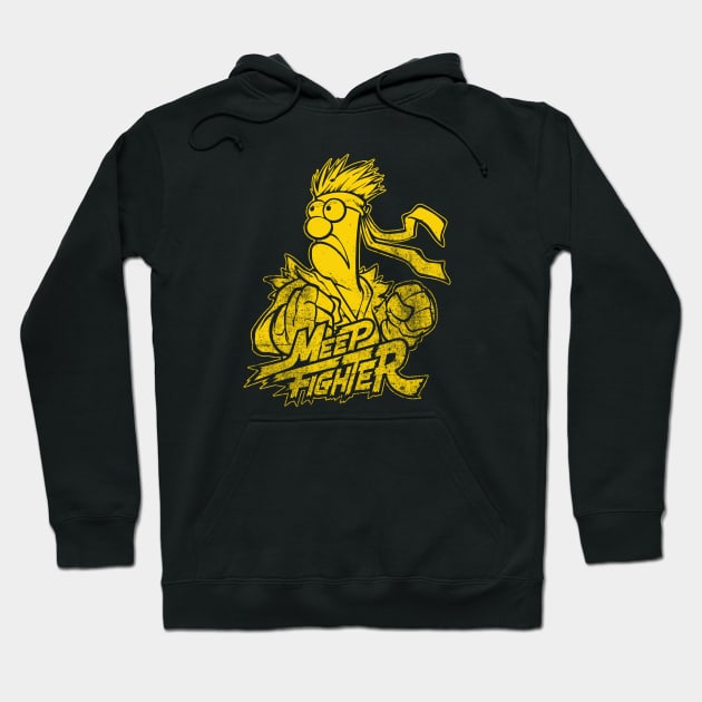 Beaker Meep Gold Hoodie by Botak Solid Art